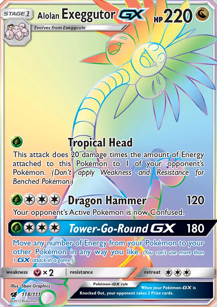 Alolan Exeggutor GX · Crimson Invasion 118/111