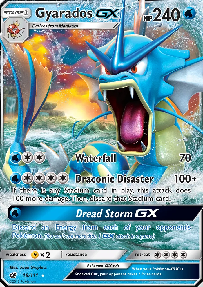 Gyarados GX · Crimson Invasion 18/111