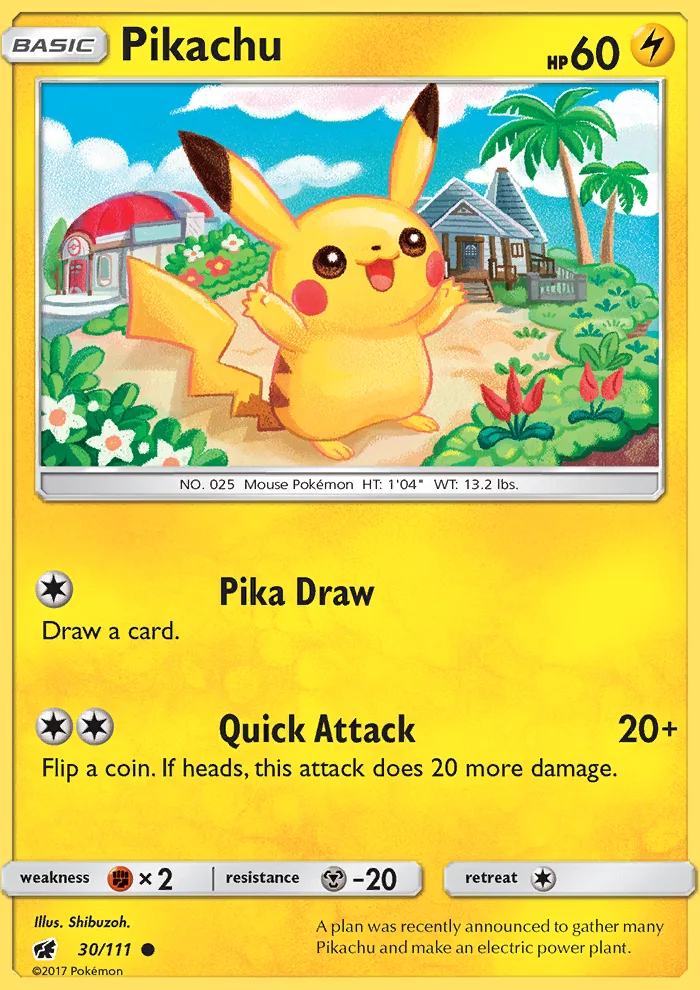 Pikachu · Crimson Invasion 30/111