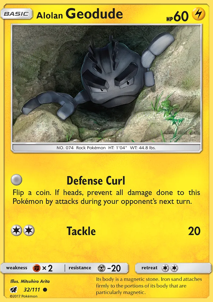 Alolan Geodude · Crimson Invasion 32/111