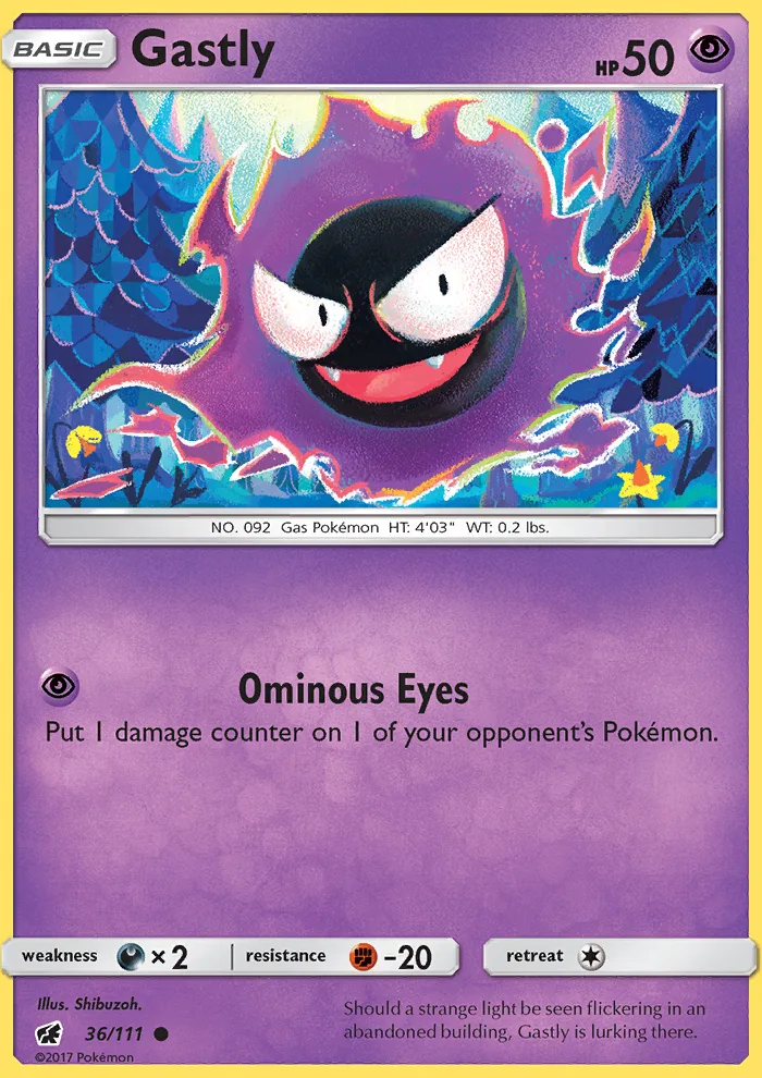 Gastly · Crimson Invasion 36/111