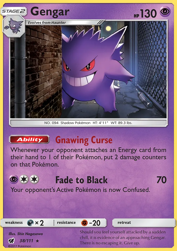 Gengar · Crimson Invasion 38/111