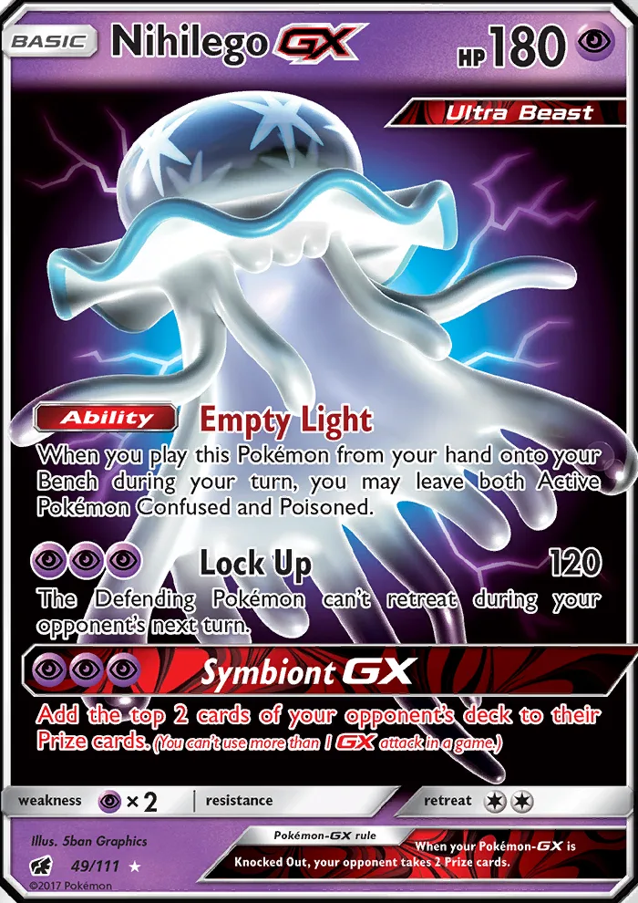 Nihilego GX · Crimson Invasion 49/111
