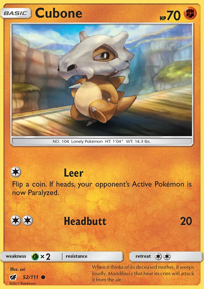 Cubone · Crimson Invasion 52/111