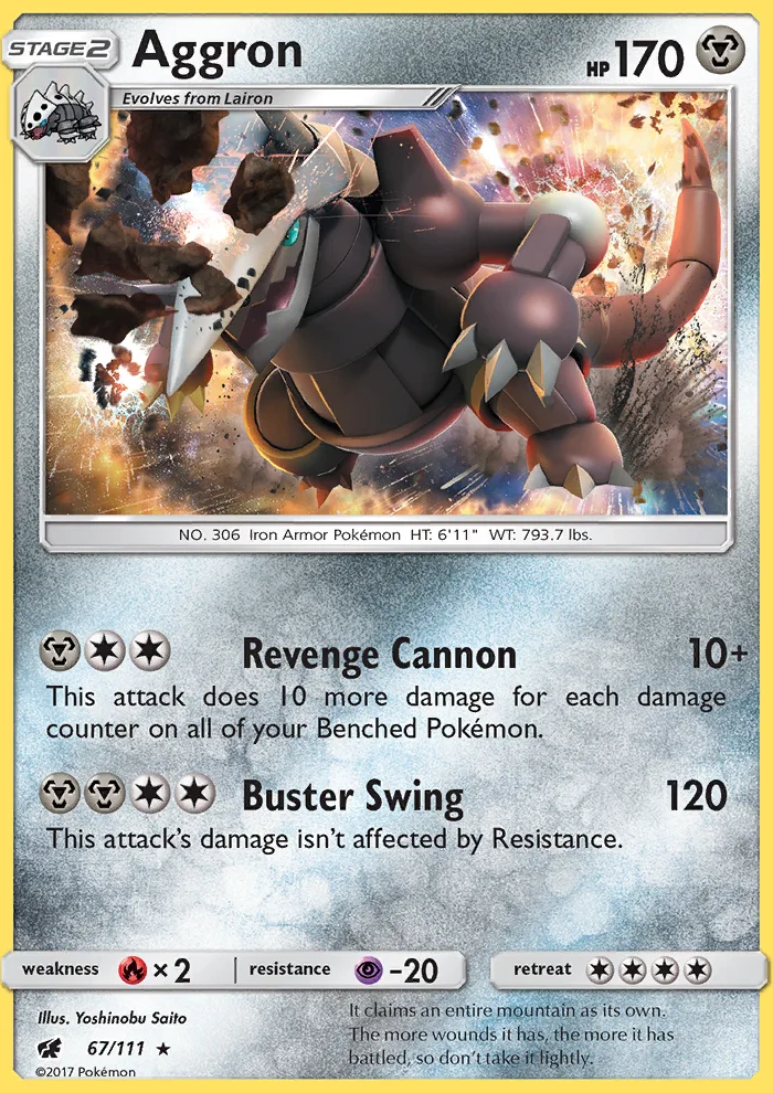 Aggron · Crimson Invasion 67/111