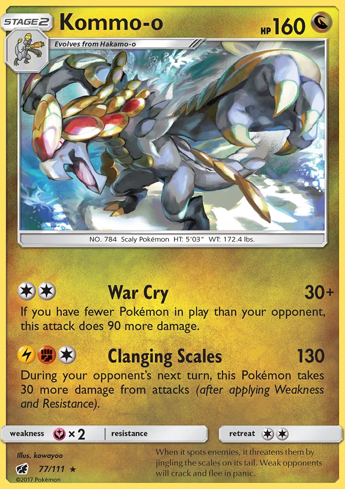 Kommo-o · Crimson Invasion 77/111