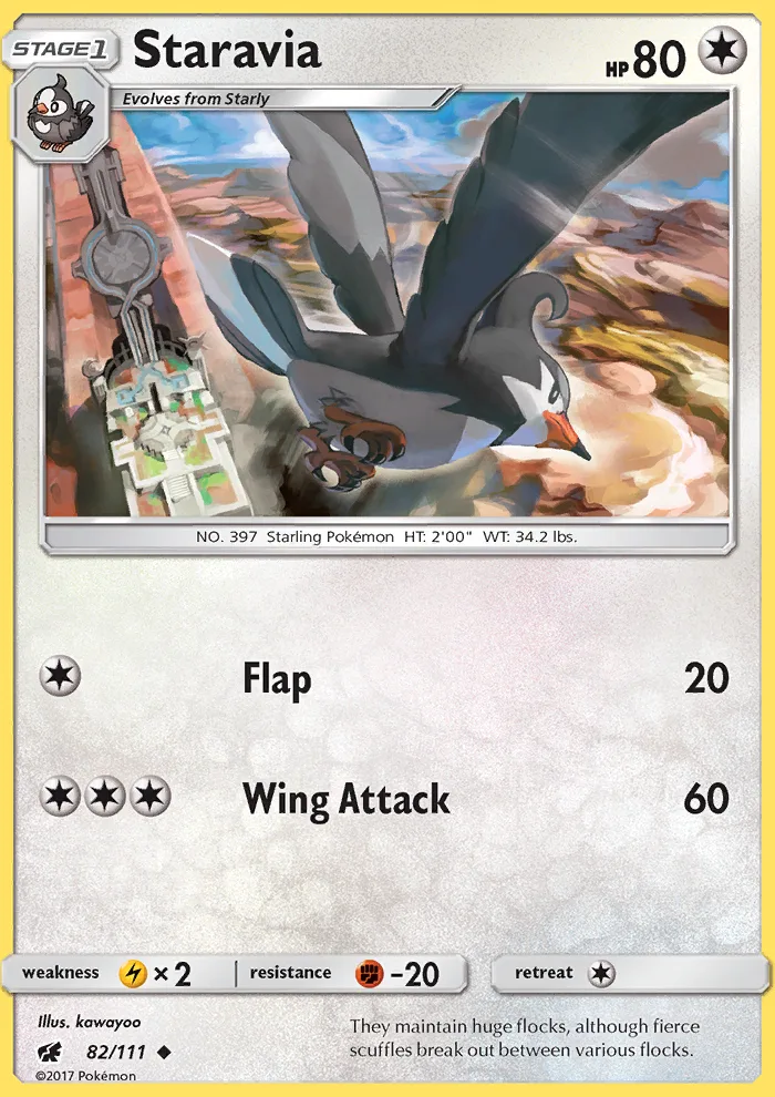 Staravia · Crimson Invasion 82/111