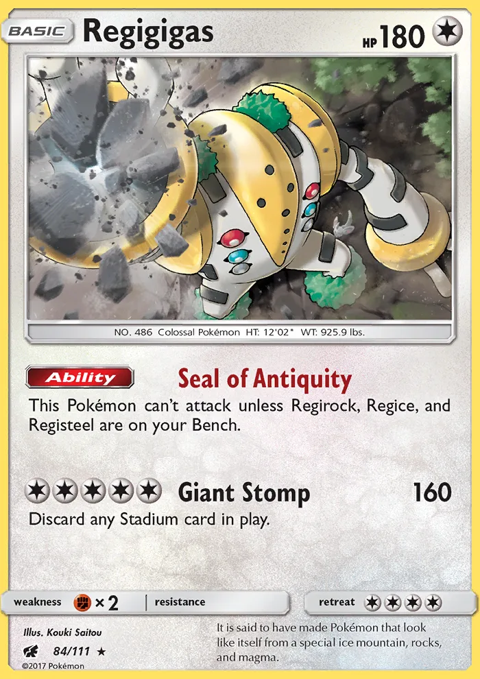 Regigigas · Crimson Invasion 84/111