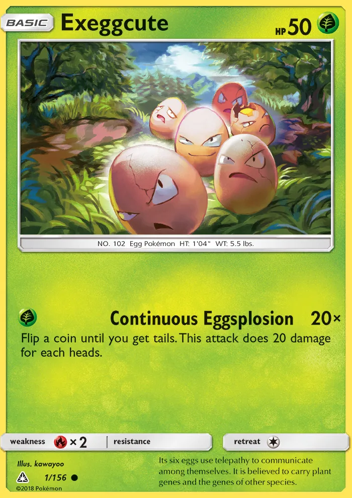 Exeggcute · Ultra Prism 1/156