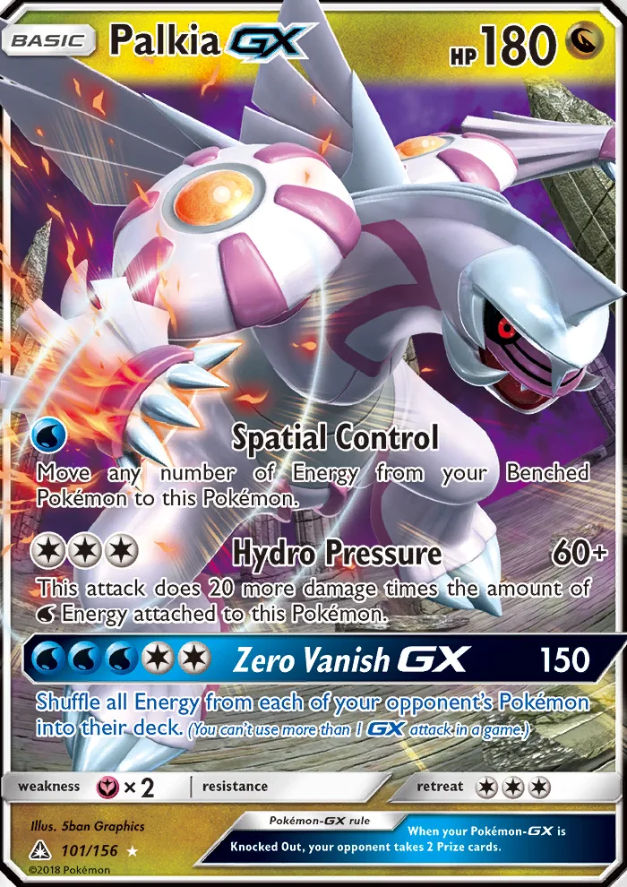 Palkia GX · Ultra Prism 101/156