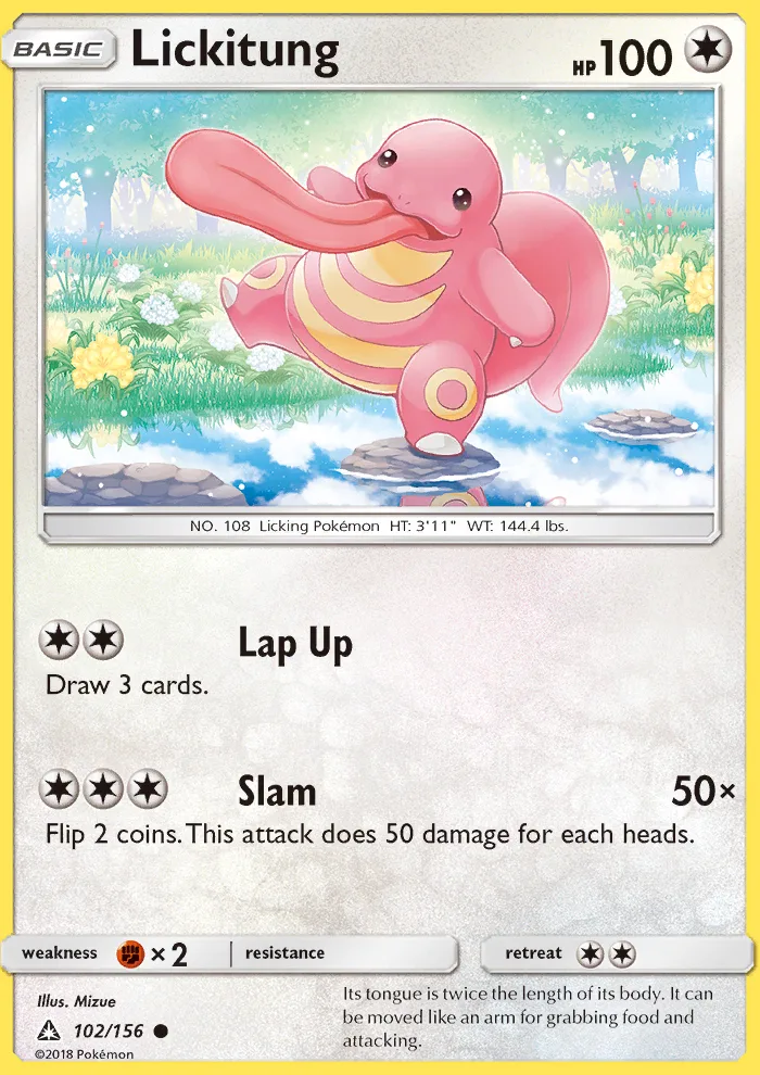 Lickitung · Ultra Prism 102/156