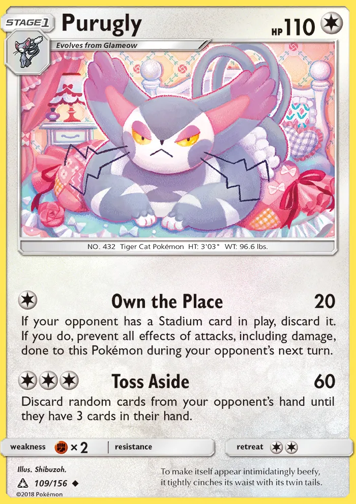 Purugly · Ultra Prism 109/156