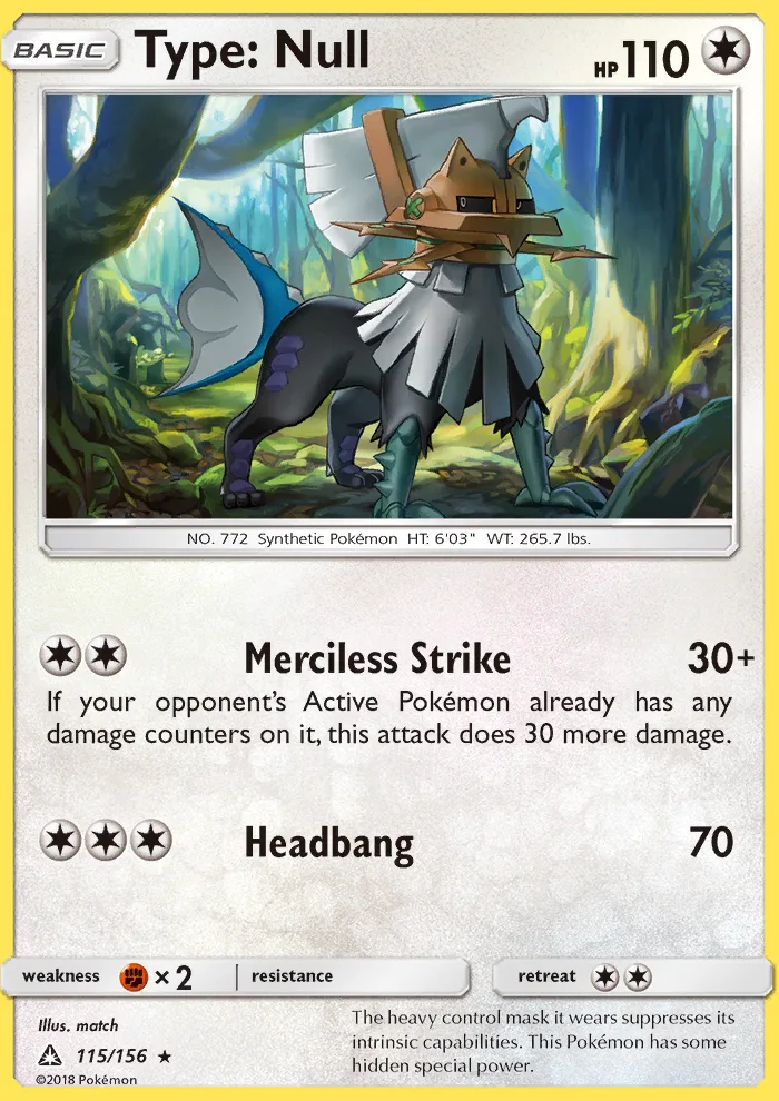 Type: Null · Ultra Prism 115/156