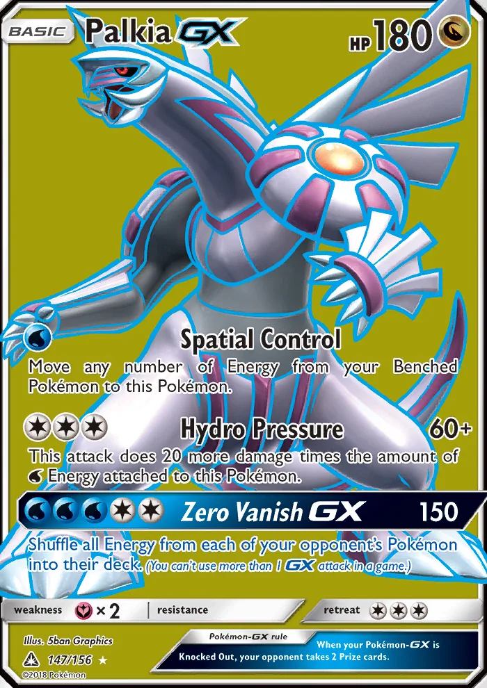 Palkia GX · Ultra Prism 147/156