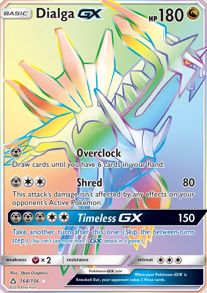 Dialga GX · Ultra Prism 164/156