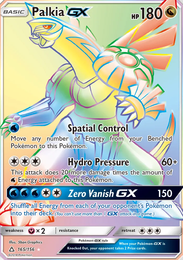 Palkia GX · Ultra Prism 165/156