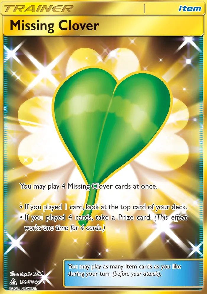 Missing Clover · Ultra Prism 168/156