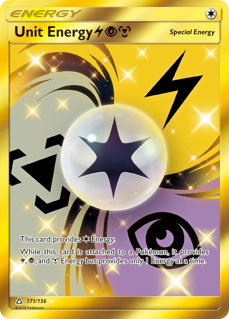 Unit Energy LightningPsychicMetal · Ultra Prism 171/156