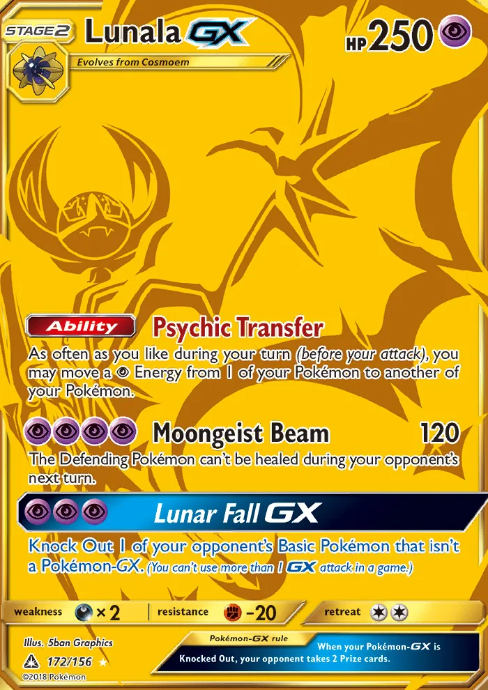 Lunala GX · Ultra Prism 172/156