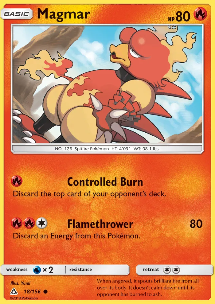 Magmar · Ultra Prism 18/156