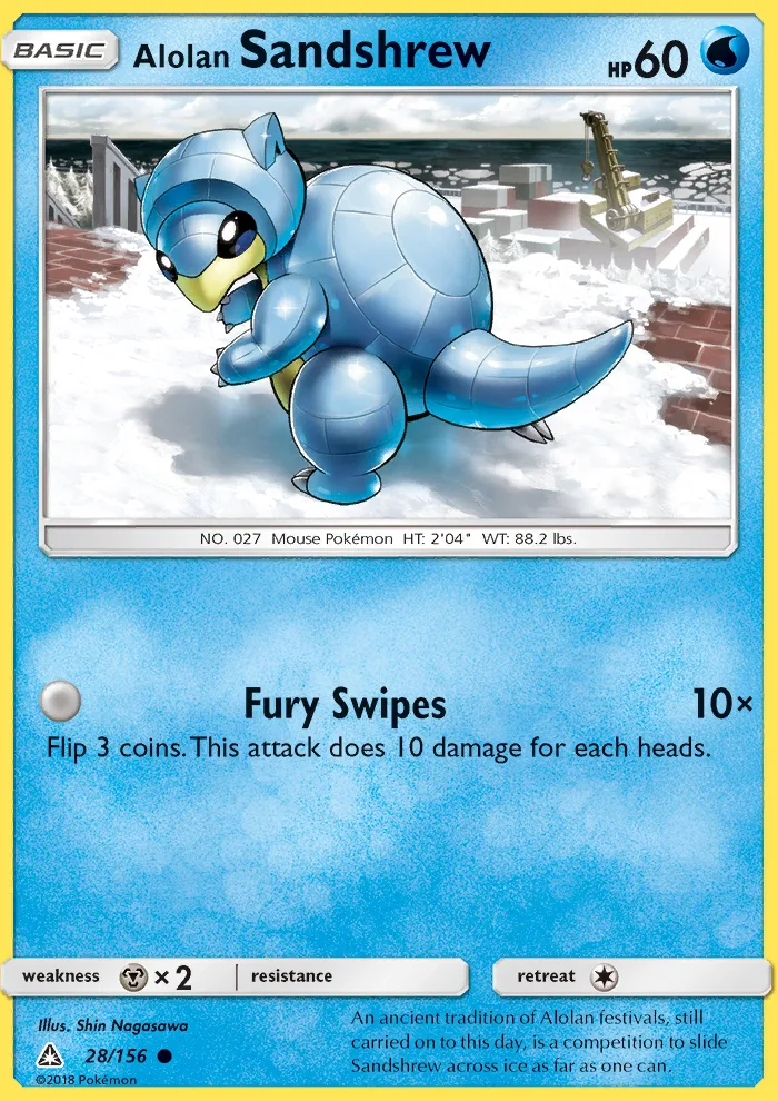 Alolan Sandshrew · Ultra Prism 28/156