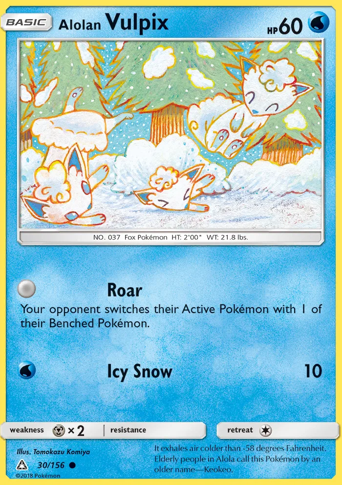 Alolan Vulpix · Ultra Prism 30/156