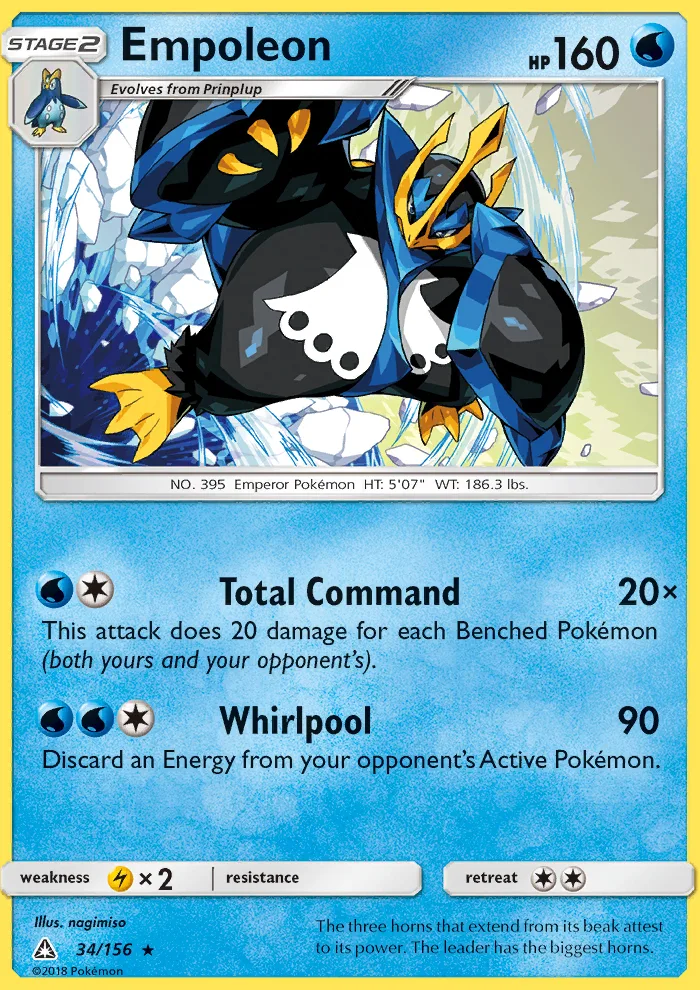 Empoleon · Ultra Prism 34/156