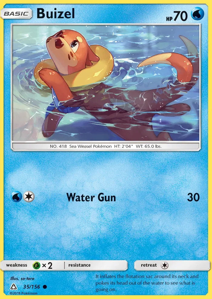 Buizel · Ultra Prism 35/156