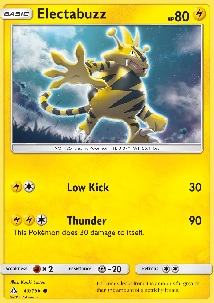 Electabuzz · Ultra Prism 43/156