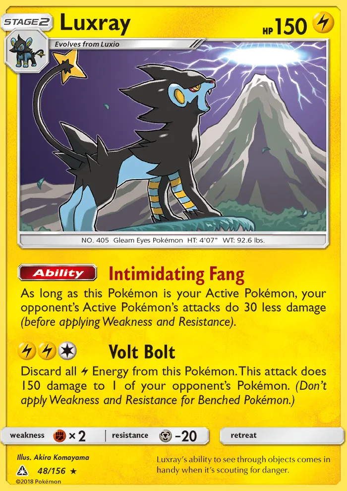 Luxray · Ultra Prism 48/156