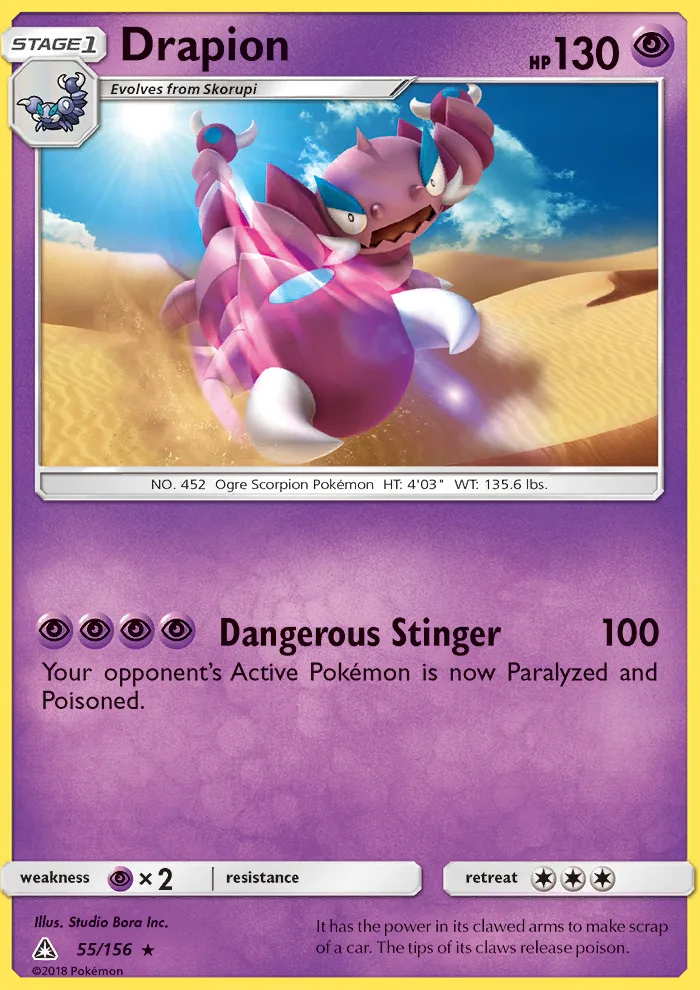 Drapion · Ultra Prism 55/156