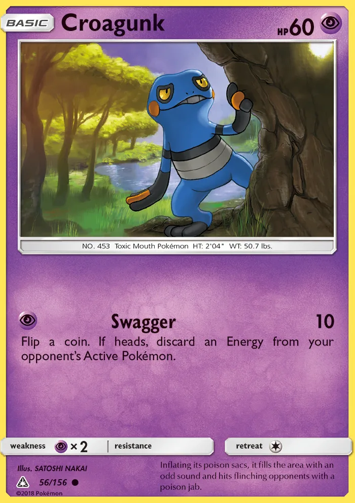 Croagunk · Ultra Prism 56/156