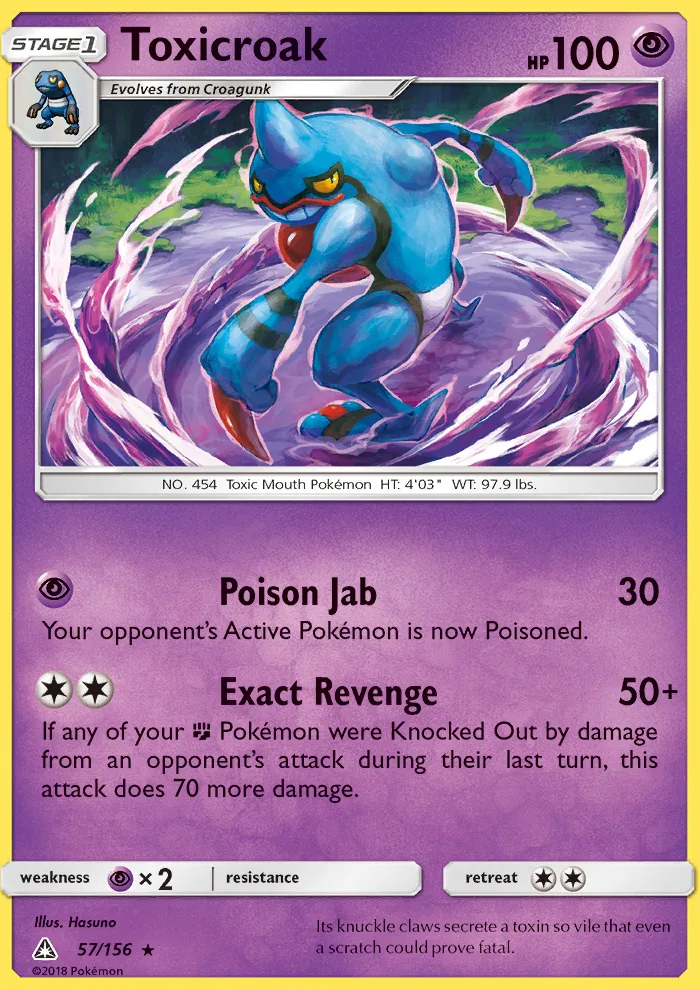 Toxicroak · Ultra Prism 57/156
