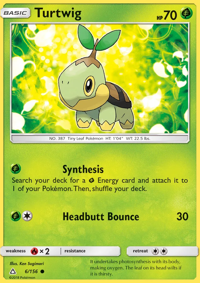 Turtwig · Ultra Prism 6/156