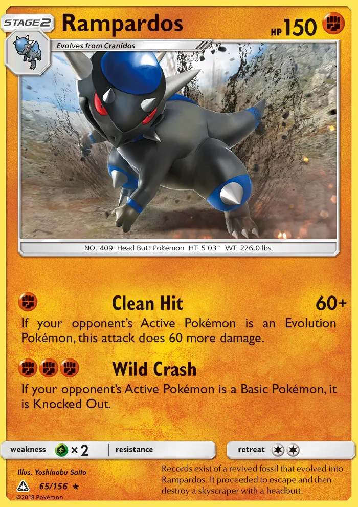 Rampardos · Ultra Prism 65/156