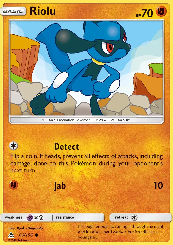 Riolu · Ultra Prism 66/156