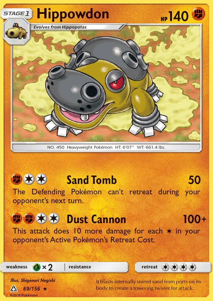 Hippowdon · Ultra Prism 69/156