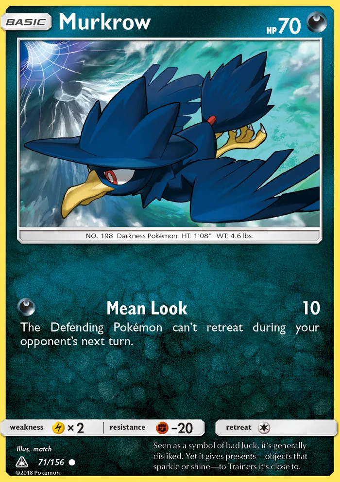 Murkrow · Ultra Prism 71/156