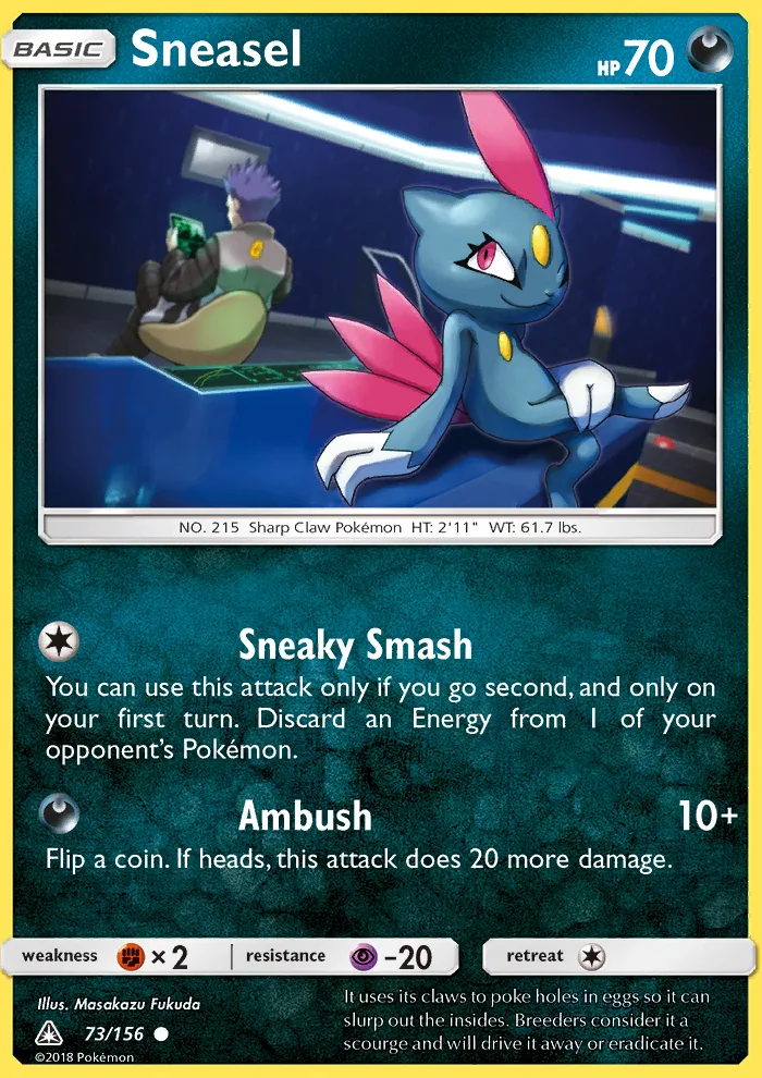 Sneasel · Ultra Prism 73/156