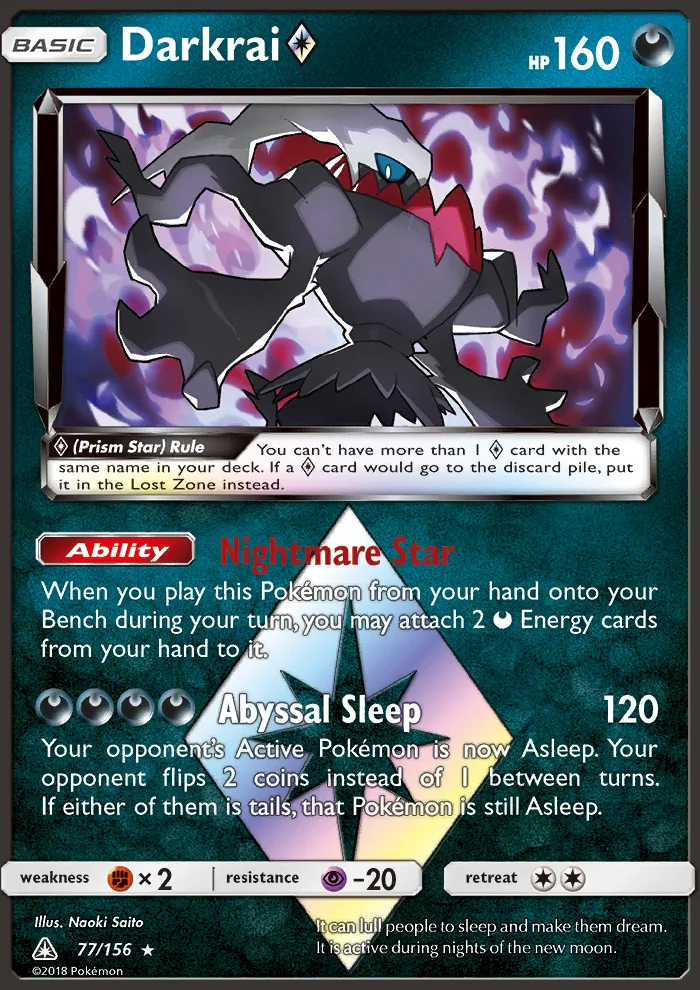 Darkrai ◇ · Ultra Prism 77/156