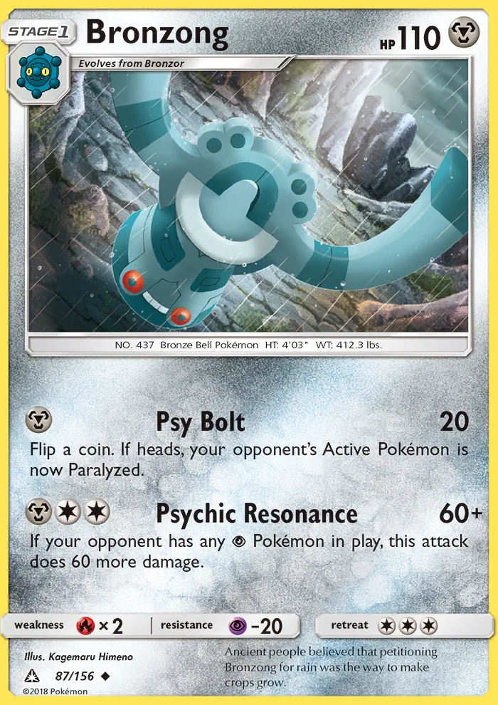 Bronzong · Ultra Prism 87/156
