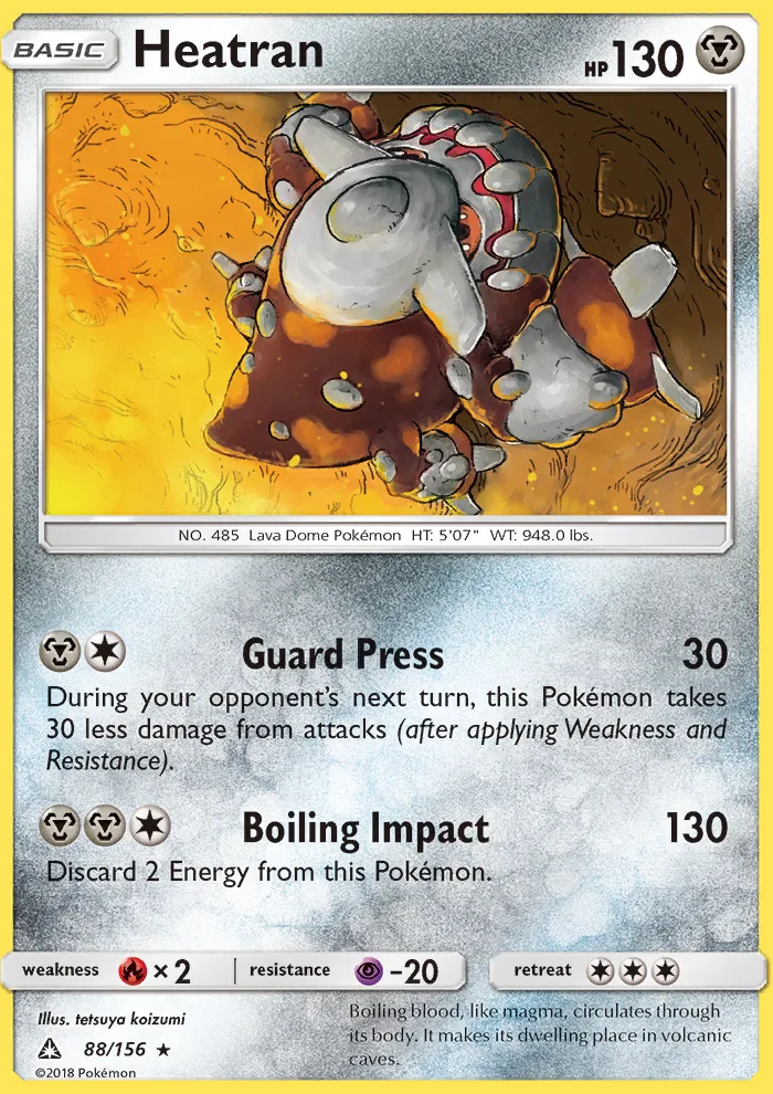 Heatran · Ultra Prism 88/156