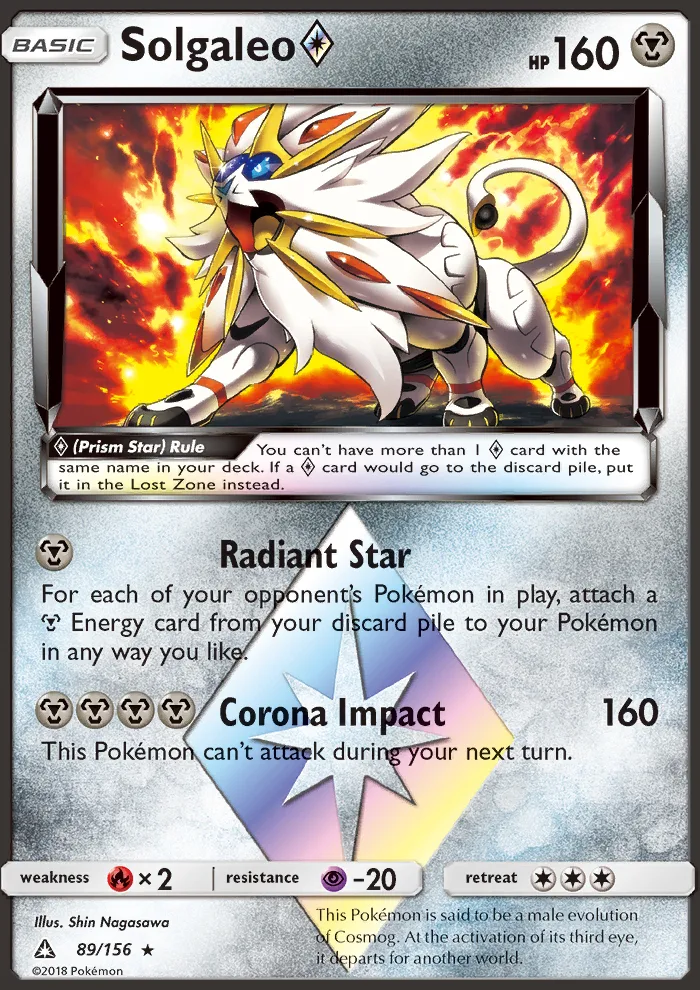 Solgaleo ◇ · Ultra Prism 89/156