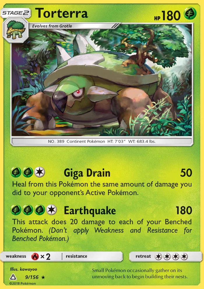 Torterra · Ultra Prism 9/156