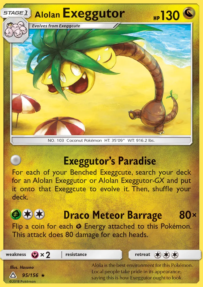 Alolan Exeggutor · Ultra Prism 95/156