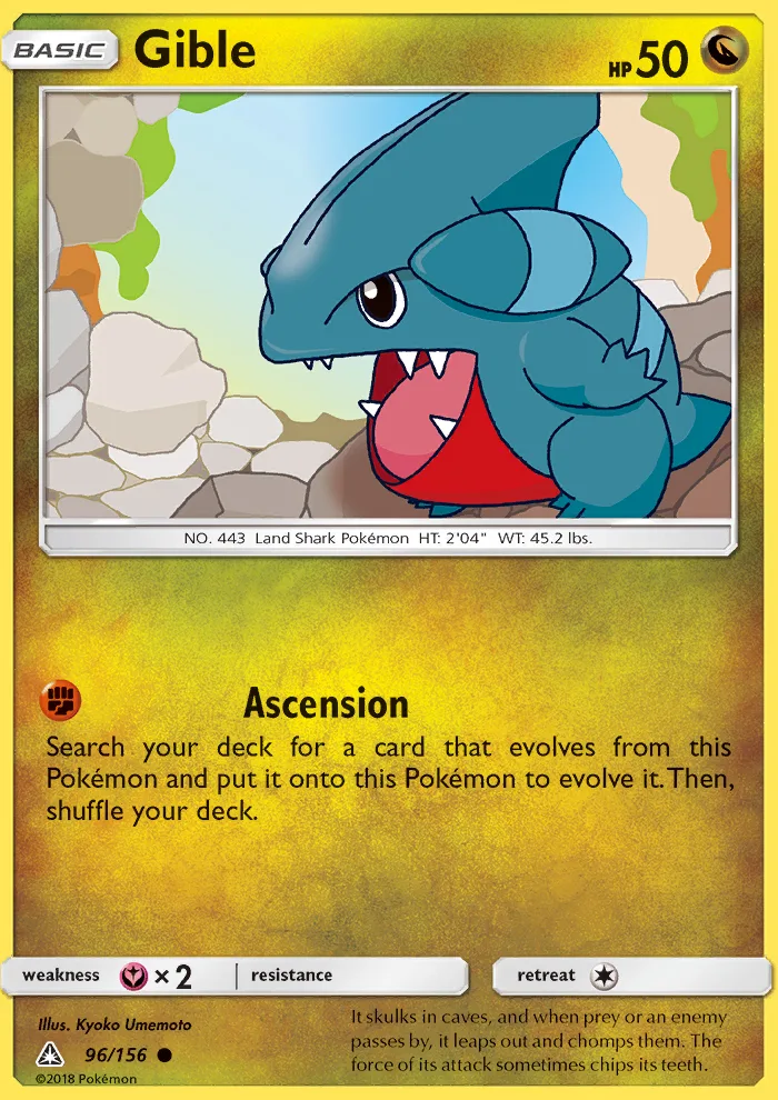 Gible · Ultra Prism 96/156