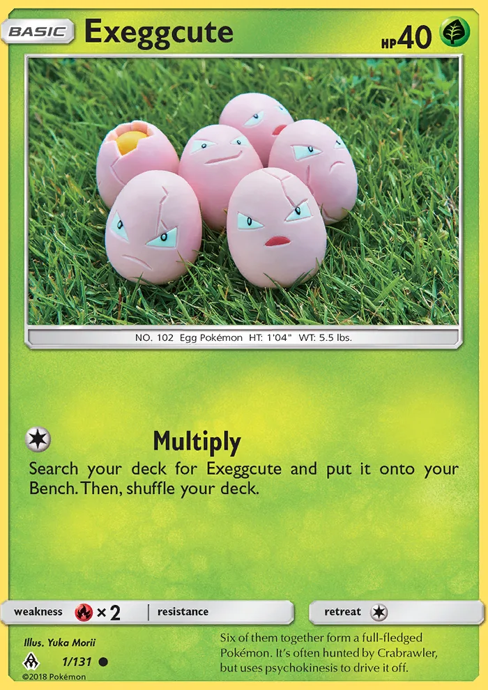 Exeggcute · Forbidden Light 1/131
