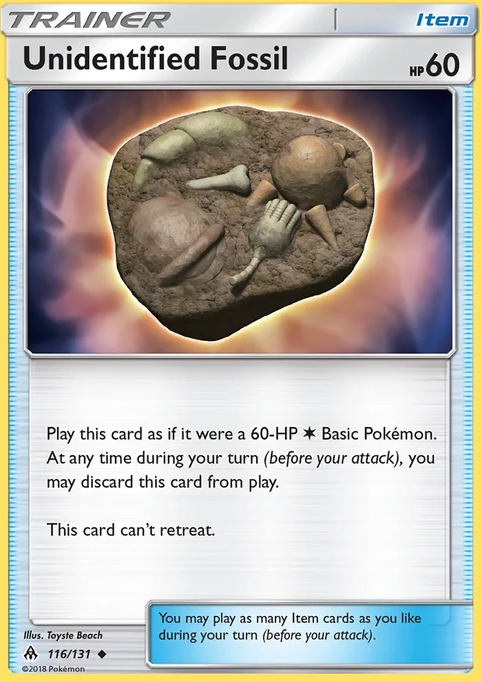Unidentified Fossil · Forbidden Light 116/131