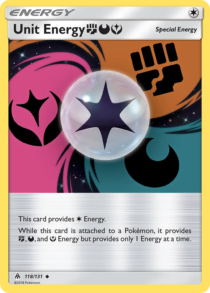 Unit Energy FightingDarknessFairy · Forbidden Light 118/131