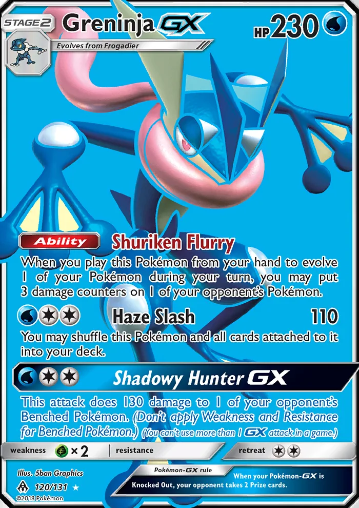 Greninja GX · Forbidden Light 120/131